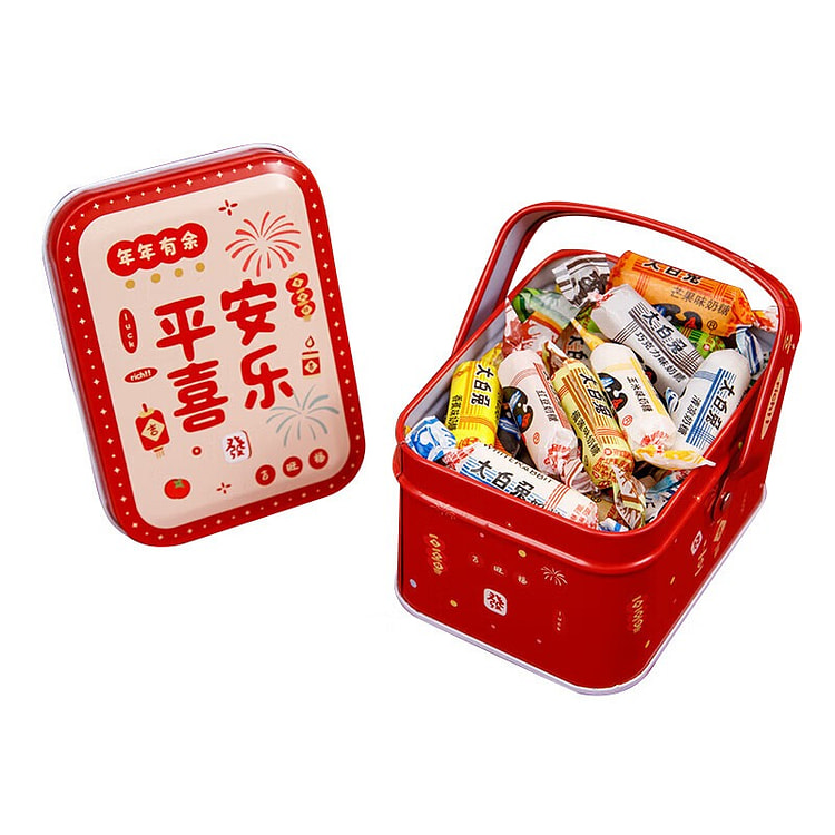 大白兔 奶糖果礼盒装【平安喜乐】春节新年礼物 130 克