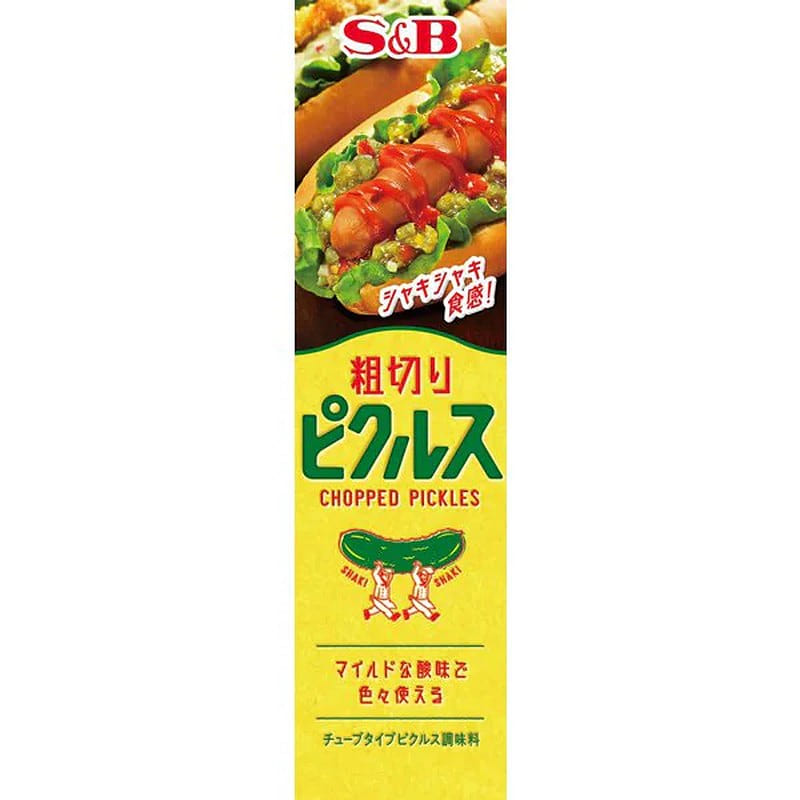 S&B Foods Coarsely Chopped Pickles 38g [Spice] 1 each