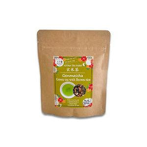 GENMAICHA (BROWN RICE TEA) WITH MATCHA (CERTIFIED ORGANIC) (Loose leaf) 40 그램