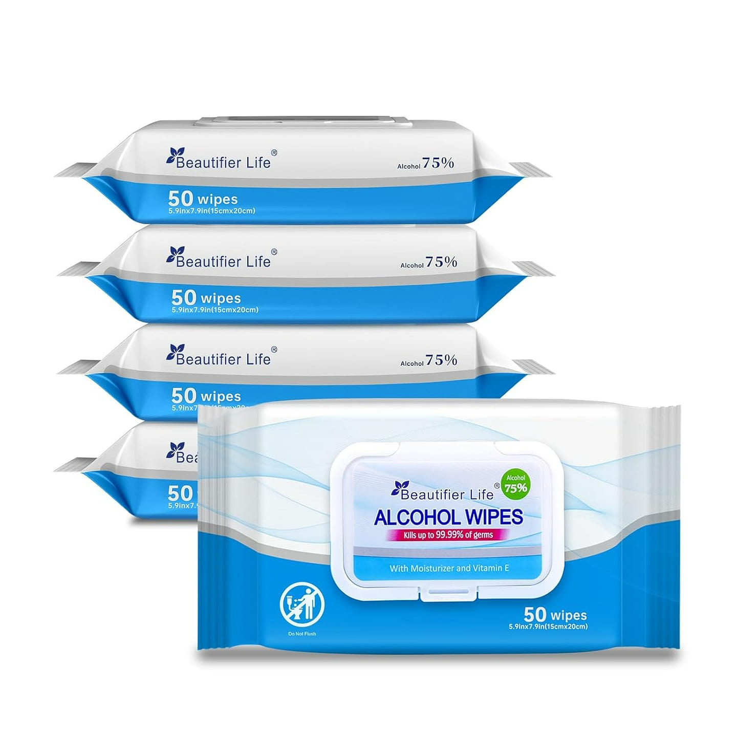 Wet Hand Sanitizing Wipes Aloe75% Alcohol Formula 1 個