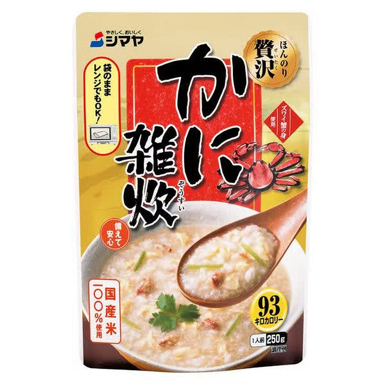 Shimaya 略带奢华的蟹肉粥 250g