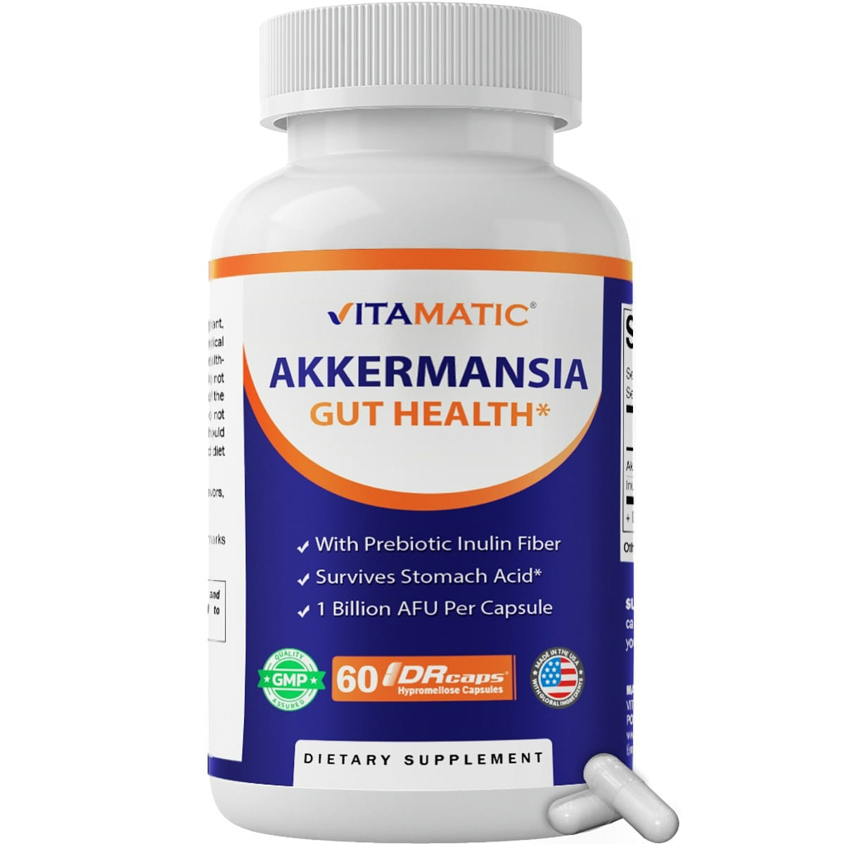Akkermansia Muciniphila Gut Health 60 DR Capsules 1 each