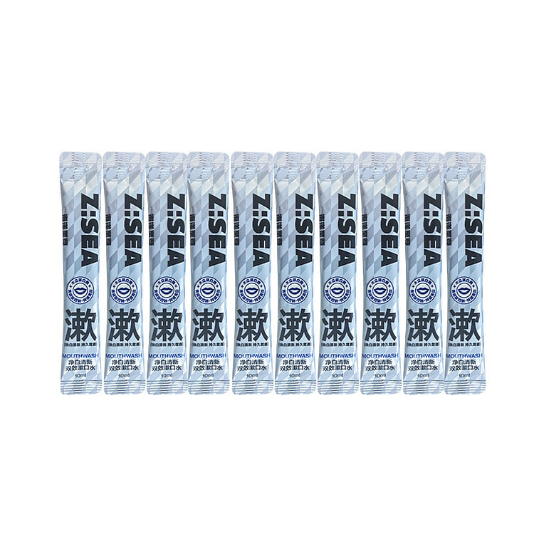 Portable Strip-Shaped Mouthwash 10-Count 100 ml