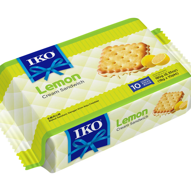IKO LEMON CREAM SANDWICH 9.99 pack