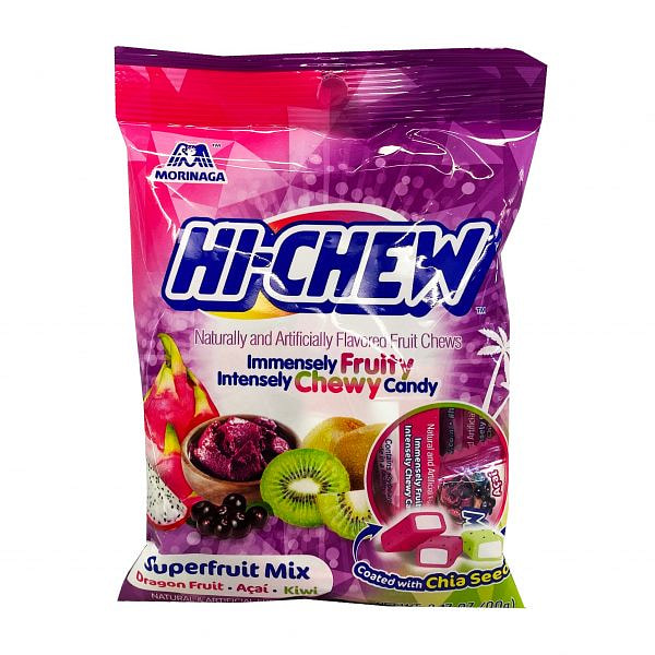 Morinaga Hi Chew 超级水果混合粉 3.17 盎司
