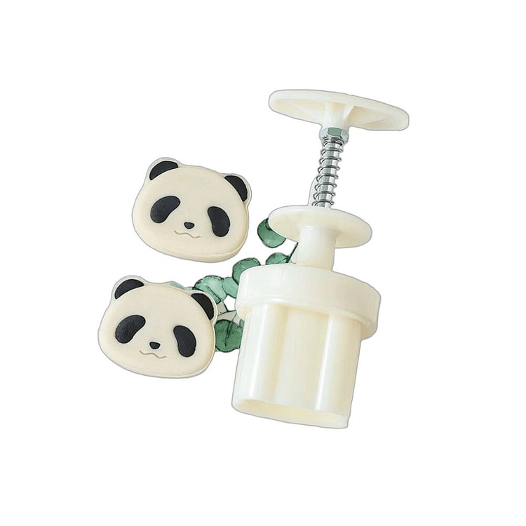 SUMI DIY Mooncake Mould Panda 1 Mold 1 Insert 1 count