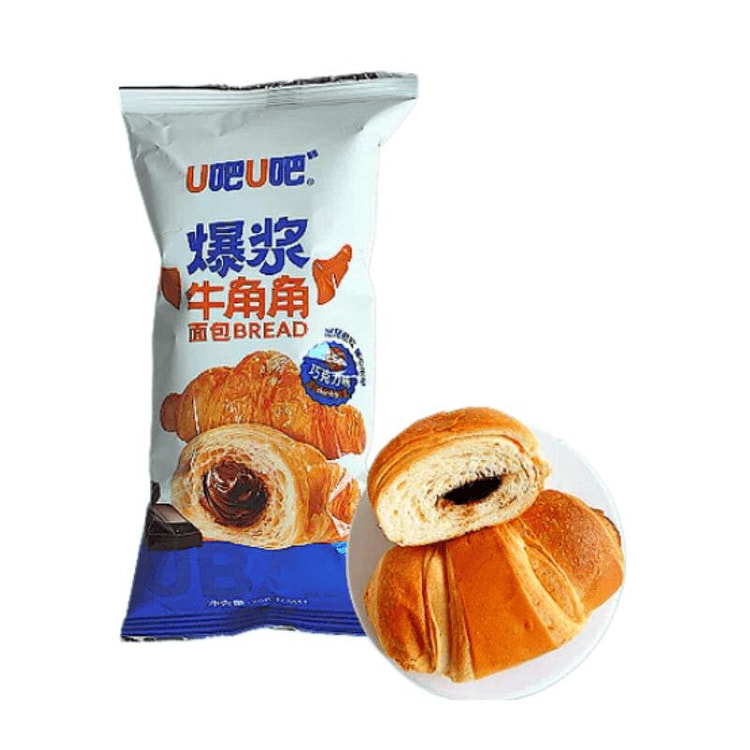 u吧u吧 爆浆牛角包夹心巧克力 1枚