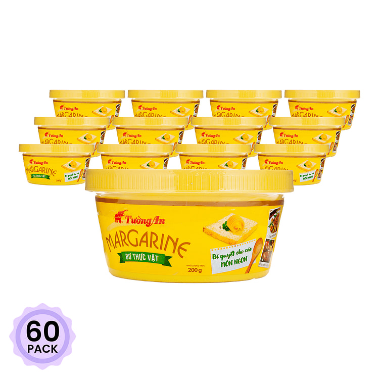 Bơ Margarine Tường An 200 g*60 pack