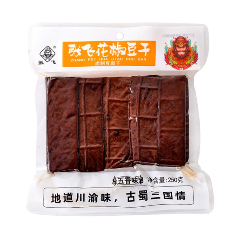 Zhang Fei Sichuan Pepper Dried Tofu Five-spice 1pc 250 g