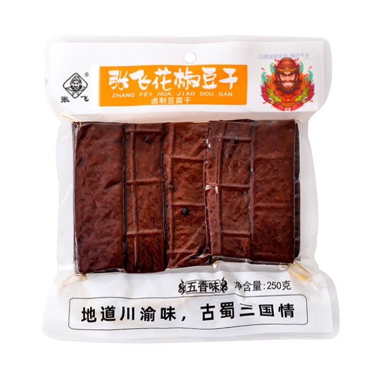 Zhang Fei Sichuan Pepper Dried Tofu Five-spice 1pc 250 g