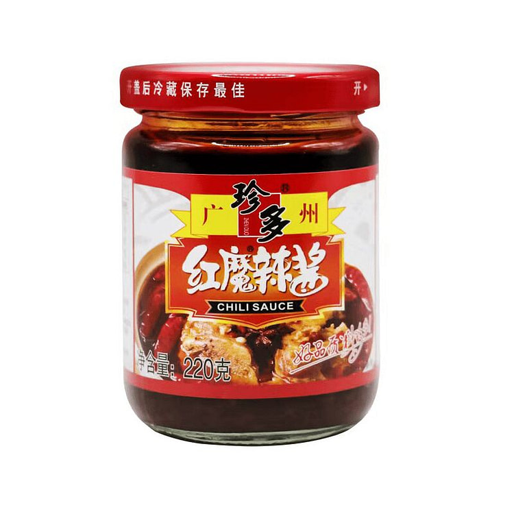 Zhenduo Red Devil Chili Sauce 220g 1 bottle