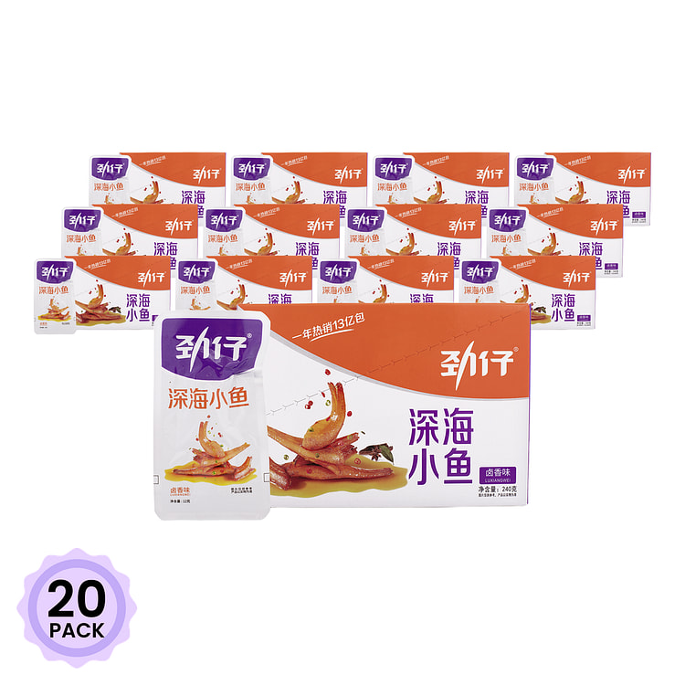 劲仔 深海小鱼 卤香味 240 克*20 包