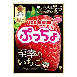 日本直送」UHA味覚糖・ぷっちょ至幸のいちご 73g袋入り - Weee!