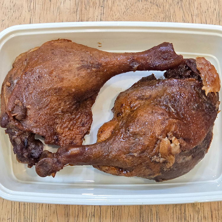 Braised Spicy Duck legs two about 300g 1 each