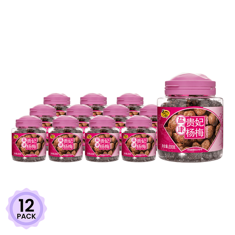 天喔 盐津贵妃杨梅 200 克*12 包