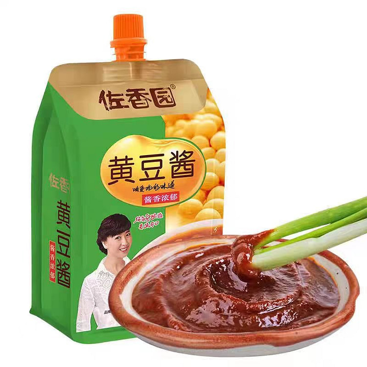 佐香园熟酱黄豆酱450g/袋开袋即食正宗东北大酱