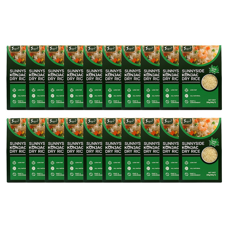 Sunnyside Konjac Dry Rice 20 Pack 200 g*20 pack