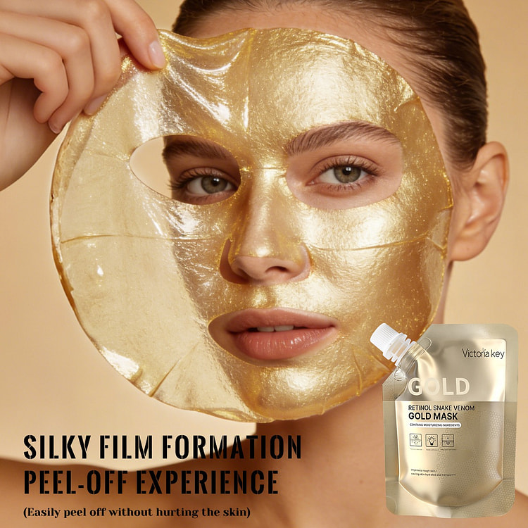 Retinol Snake Venom Peptide Gold Mask Peel-offMask 1 count