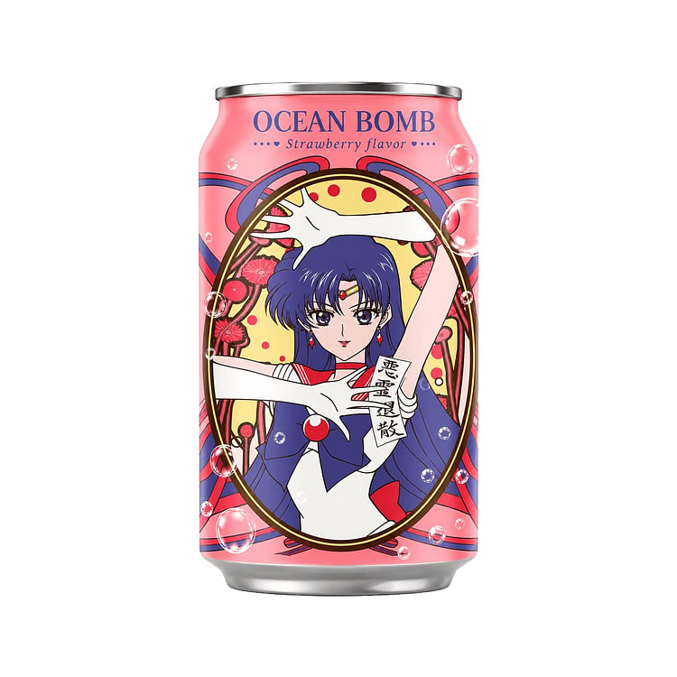 Ocean Bomb Sailor Moon Sparkling Strawberry Flavor