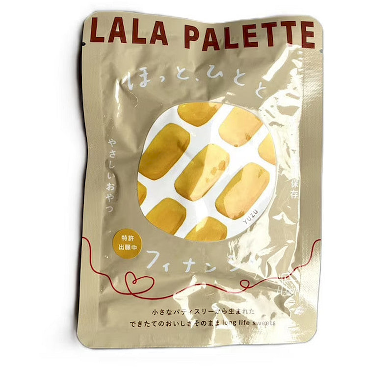 LALA PALETTE Retort Financier, Yuzu 3pc 1 each
