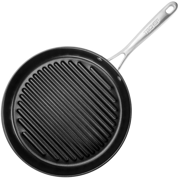 TECHEF Onyx - 12-in Nonstick Grill Pan