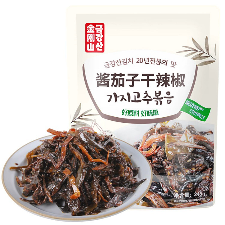 酱茄子干辣椒245g*1袋