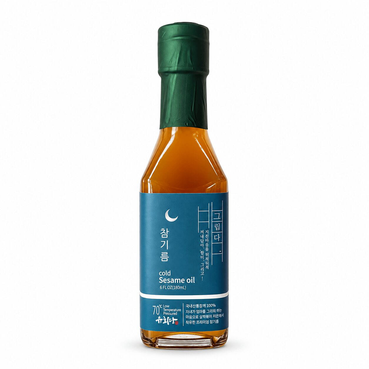 Yuhwadang Low-Temperature Pressed Sesame Oil 180 ml