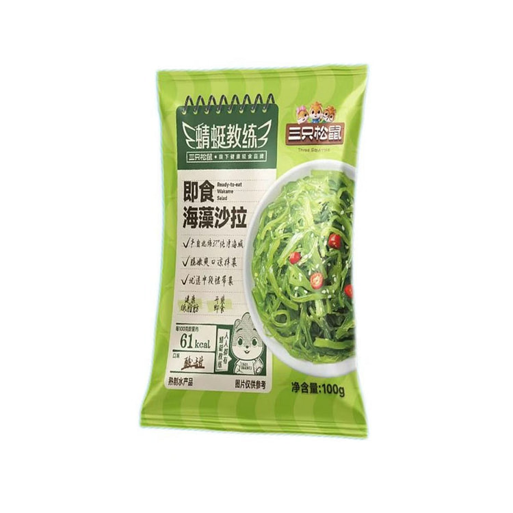 三只松鼠蜻蜓教练即食海藻沙拉100g*1袋 100 克