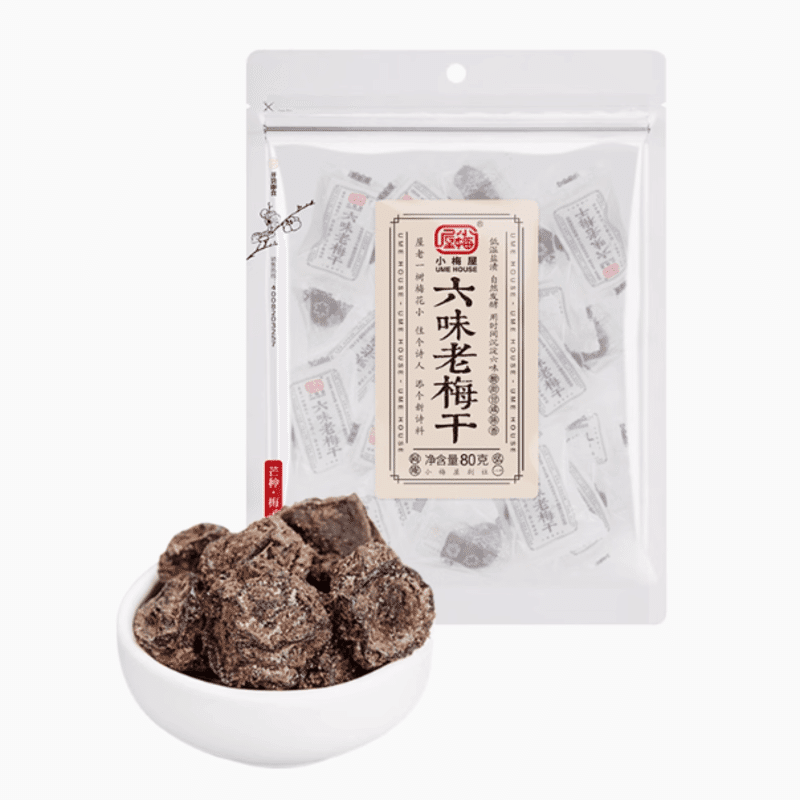 小梅屋 六味老梅干80g 80 克