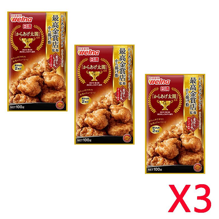 Nissin Moriyama Garlic Soy Chicken Powder100g 3pcs 1 each