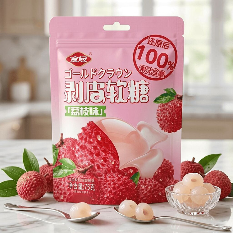 Soft lychee candy 2.65 oz