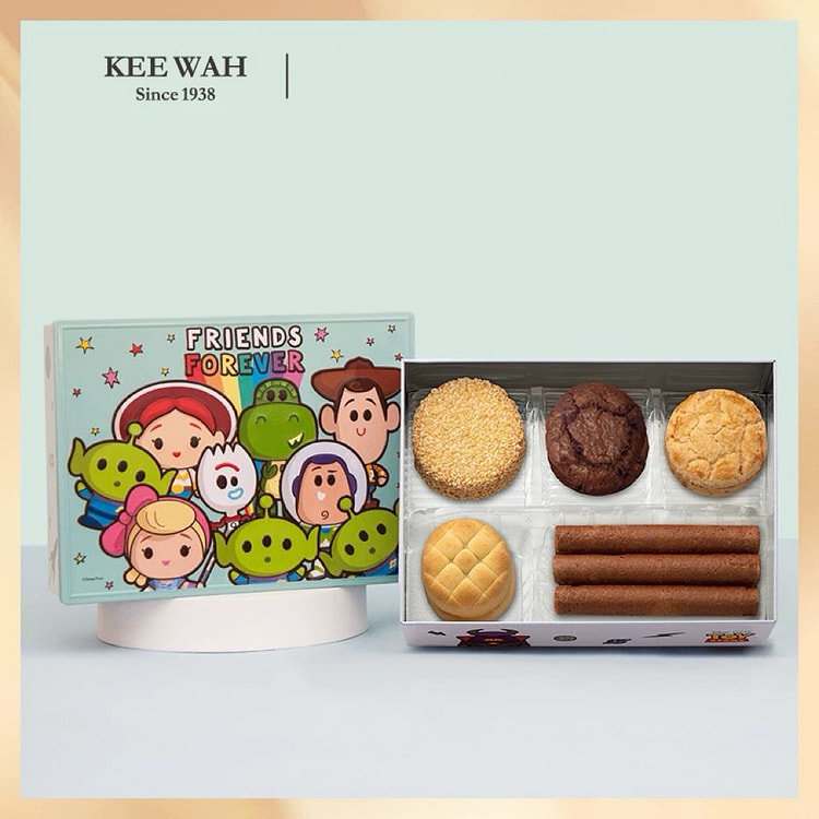 香港奇华饼家迪士尼玩具总动员巴斯光年曲奇饼222g 222 克