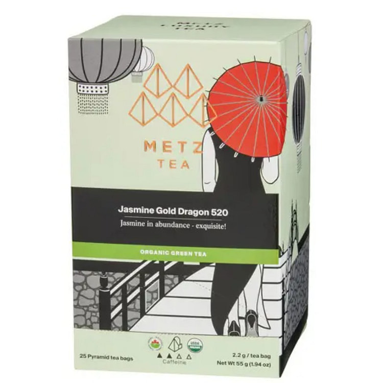 METZ 有机茉莉金龙绿茶 25 包