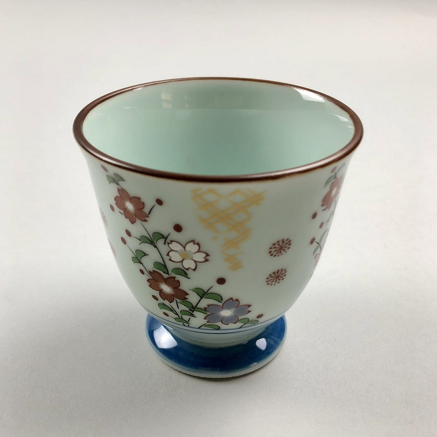 Made-in-Japan Arita Hana teacup, 3"dia., 5oz 1 each