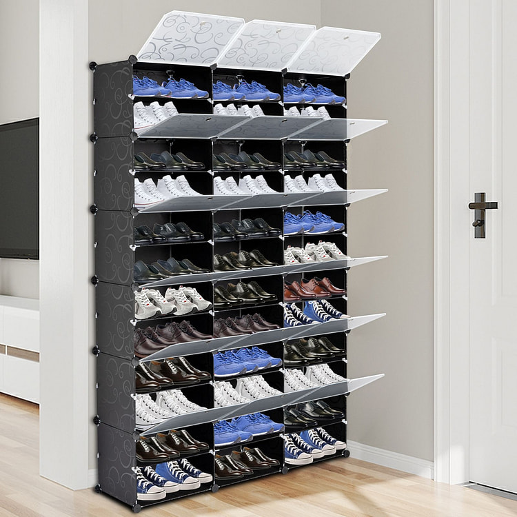 12-Tier Portable 72 Pair Shoe Rack Organizer 1 each