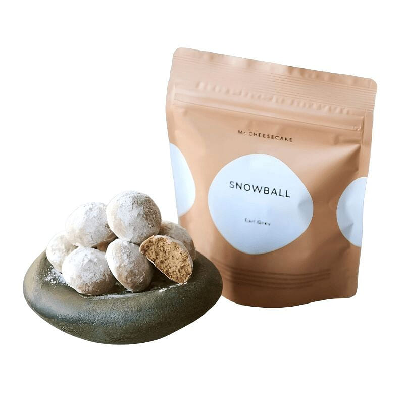 Mr.CHEESECAKE Earl Grey Snowball Cookies 9 pcs 1 box
