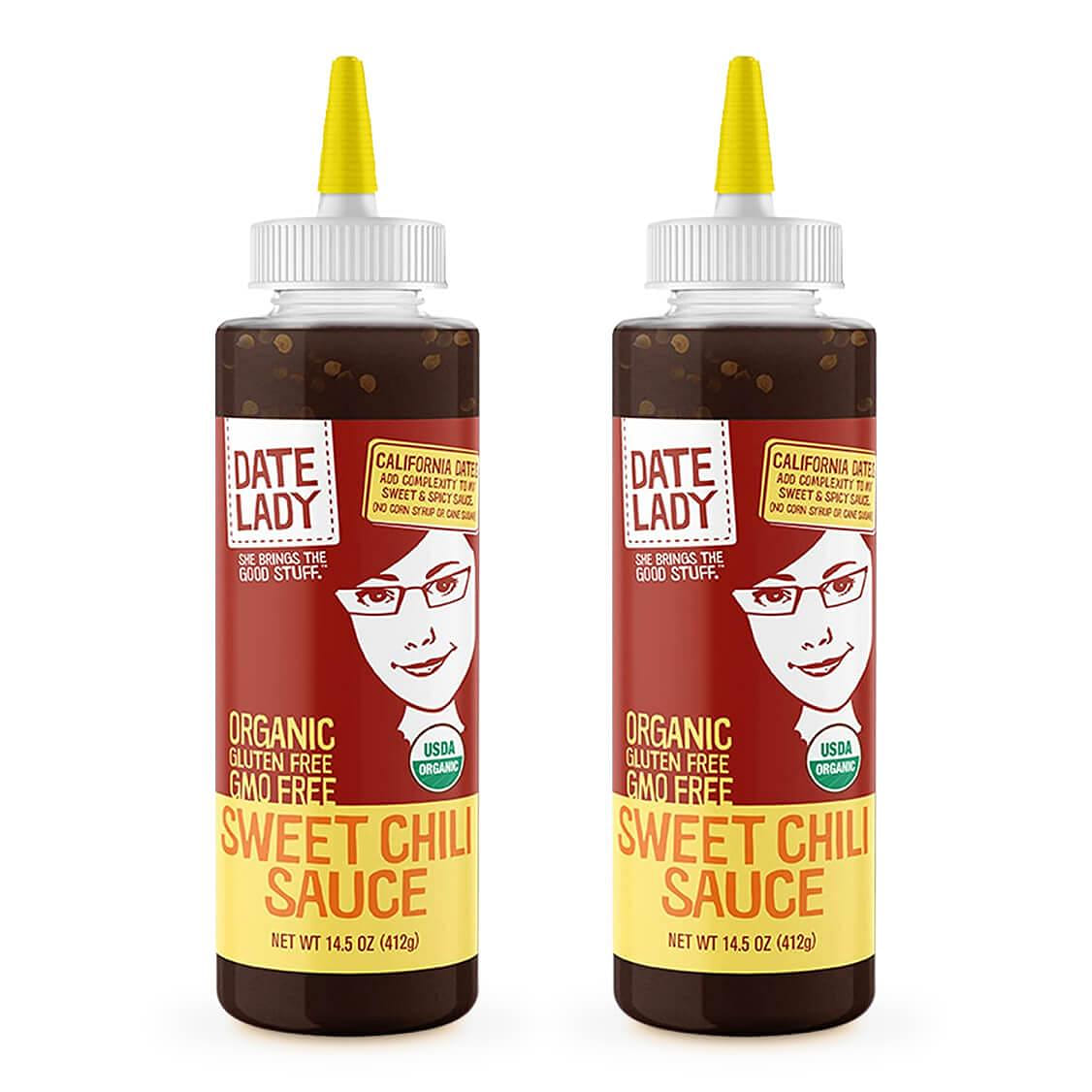 Date Lady Organic Sweet Chili Sauce (Pack of 2) 1 case