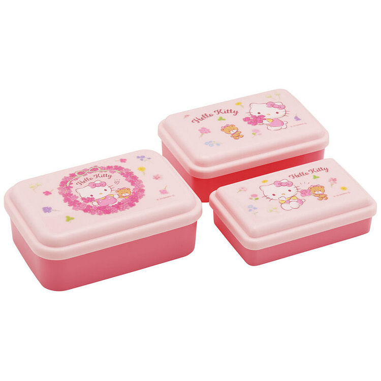 Skater Hello Kitty Lunch Box (540+350+230ml) 3pc
