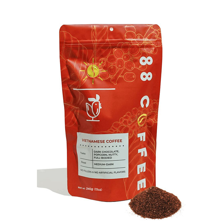 88Coffee - Vietnamese Grounded Robusta Coffee 12oz 12 oz