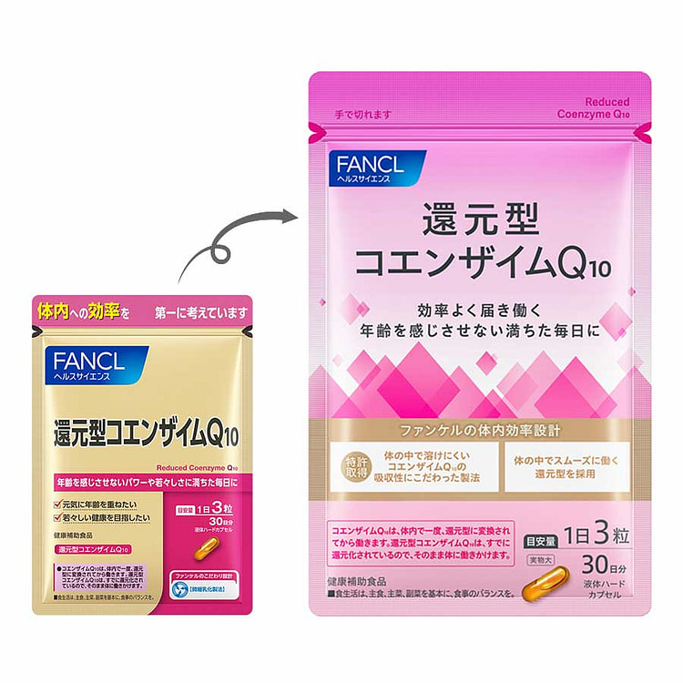 FANCL芳珂 还原型辅酶Q10营养素胶囊 90粒 1 包