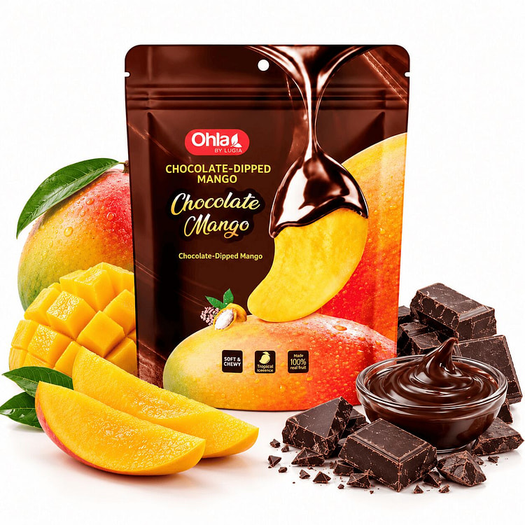 Ohla Chocolate Dipped Mango Vietnam 3.53 oz