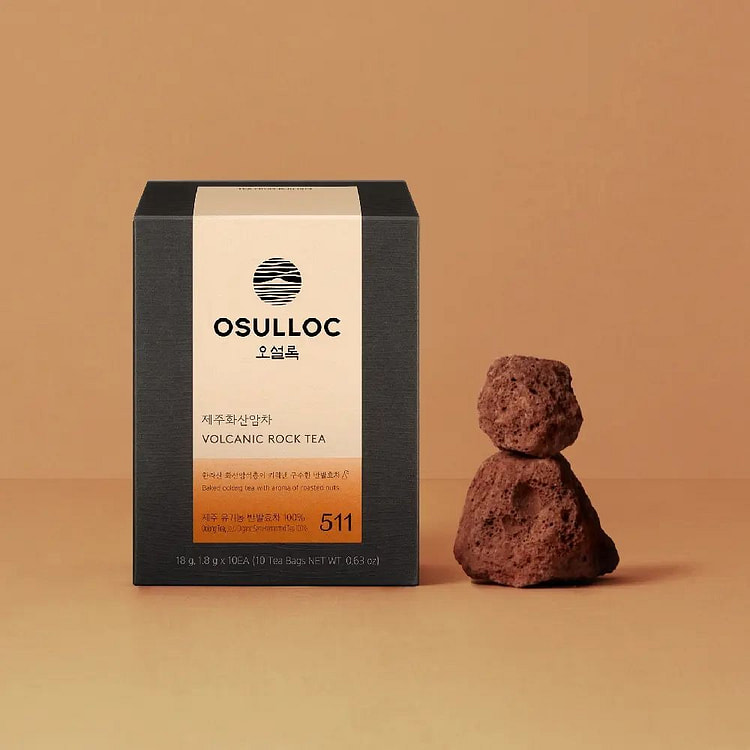 OSULLOC Volcanic Rock Tea, 1.8g*10 Tea Bags 18g 1 each