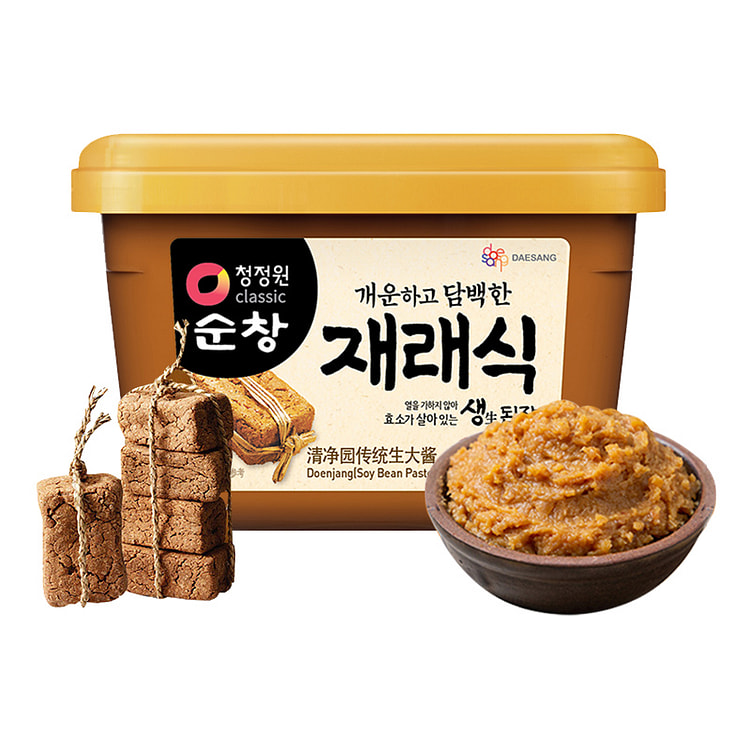 清净园传统大酱韩式大酱汤豆腐汤海带汤500g*1盒