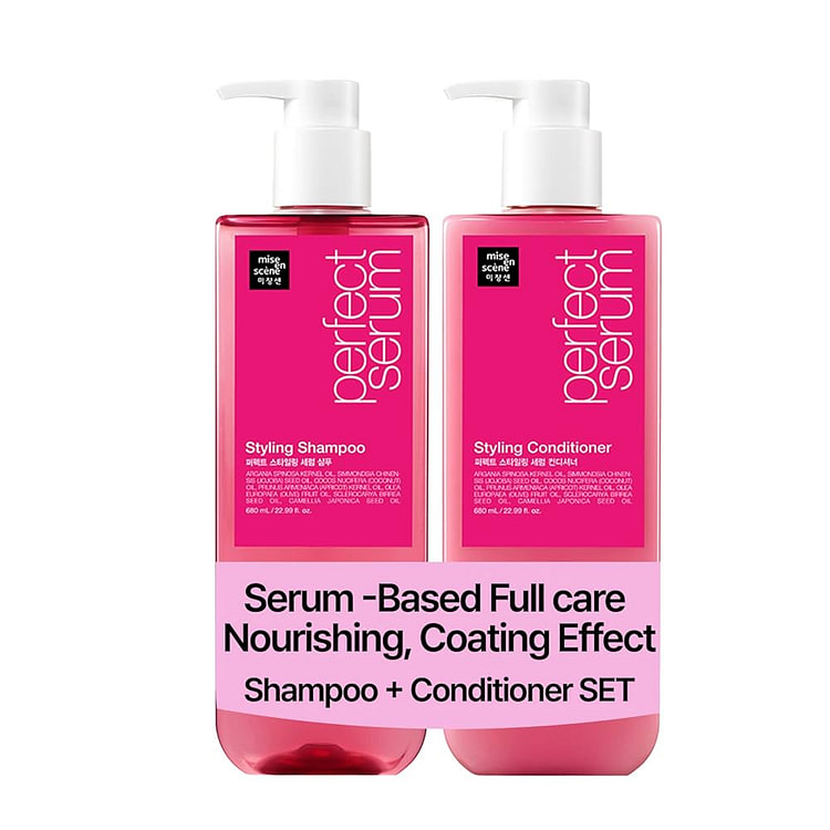 美妆仙蜜桃卷发定型护发素680ml+洗发水680m 1 份