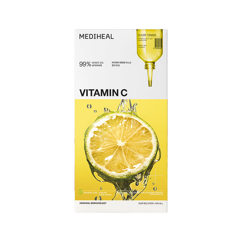 Vitamin C Essential Mask Clear Toning 10 Sheets 1 each