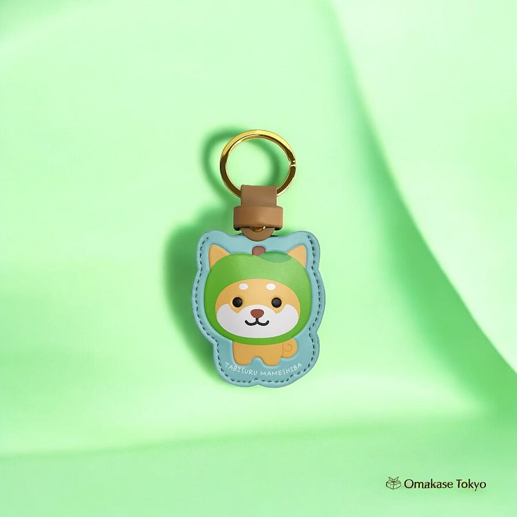 LamPlanning Leather Case Key Ring Apple (Green) 30 g