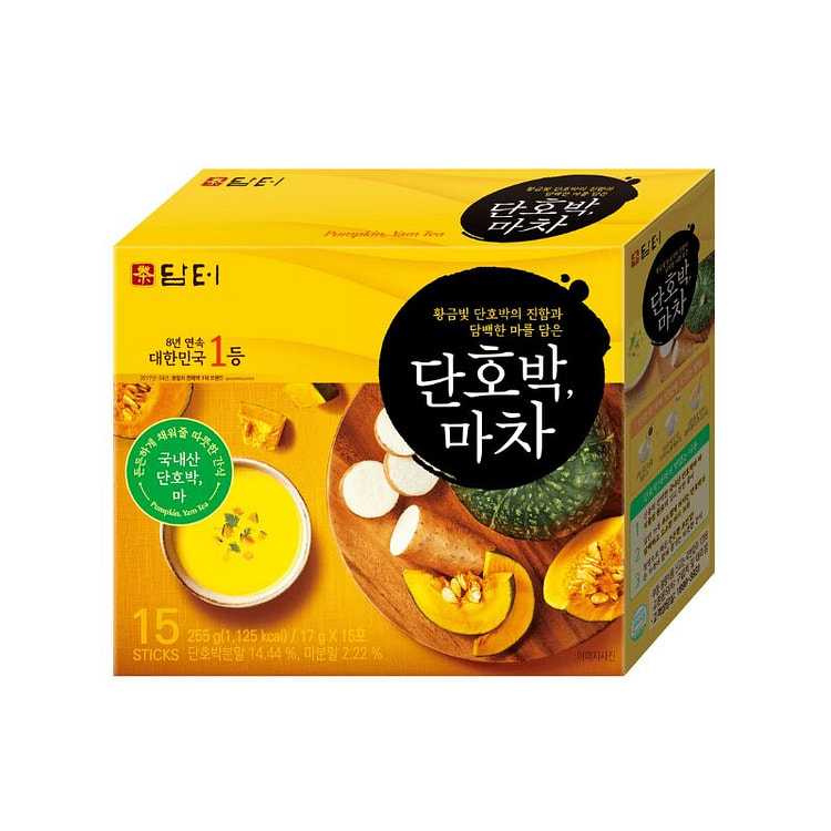 Damtuh Sweet Pumpkin and Yam Powder Tea 15 pcs 17 g