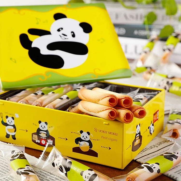YOKU MOKU 熊猫盒限定 雪茄蛋卷 16枚入