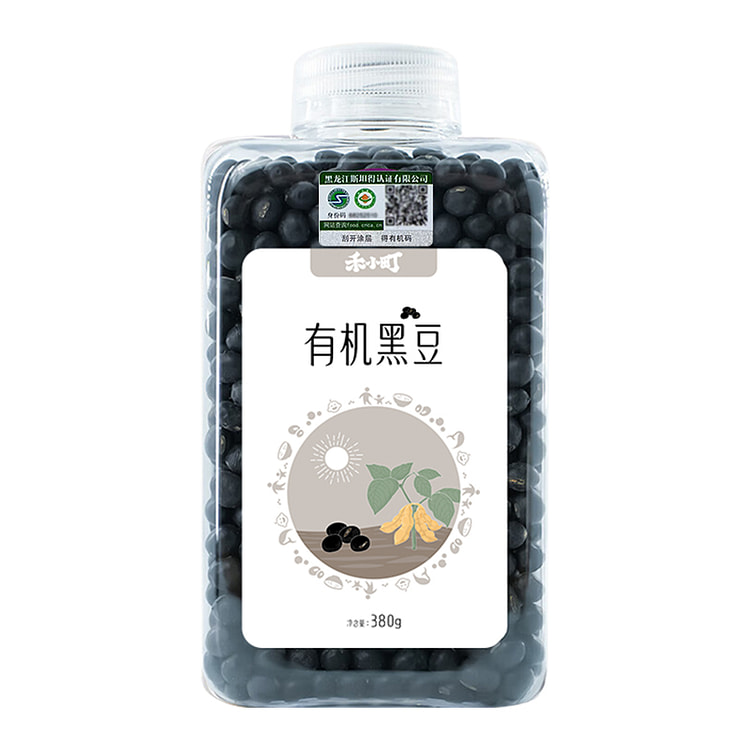 Wuchang Organic Black Beans 380g*1 bottle