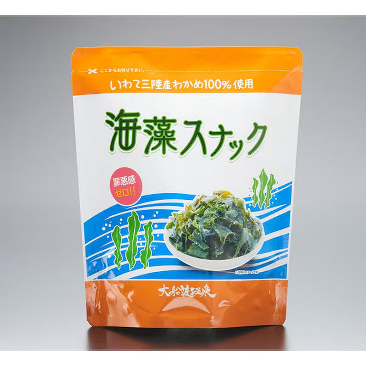 大船渡温泉炸裙带菜零食 35克 1 份